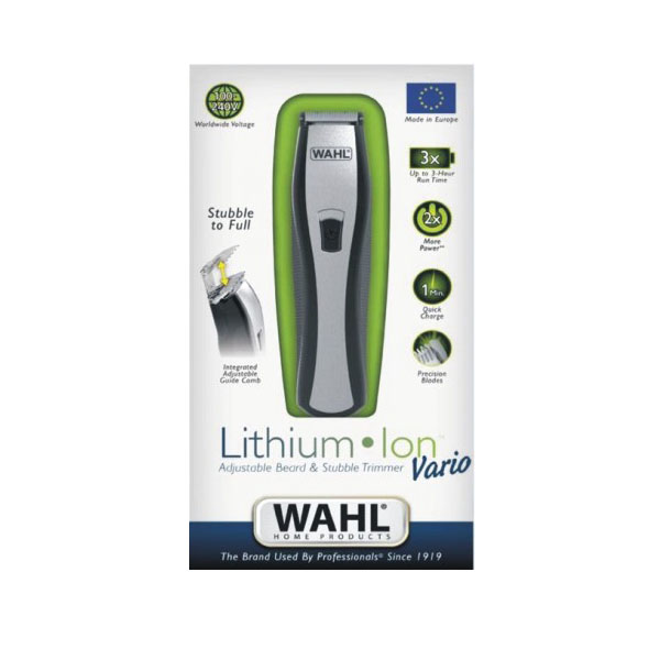 WAHL Lithium Ion Vario Trimmer, 3 Pin - 1541-0470