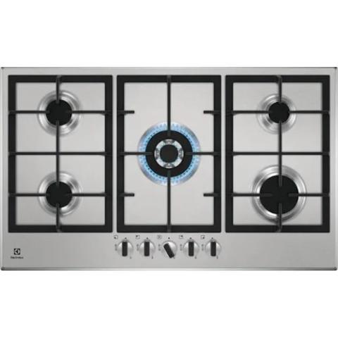 Electrolux Hob | KGS9536X Built-In 90cm 5 Gas Burners Hob Stainless Steel