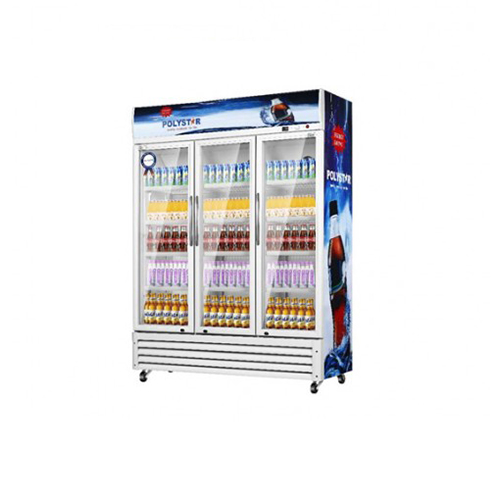 Polystar Triple Door Showcase Fridge - PV-SC1275DD3L