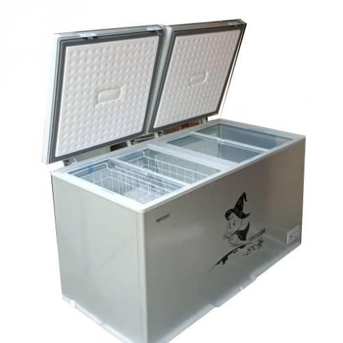 Snowsea CHEST FREEZER-BD-600- GREY, DOUBLE DOOR