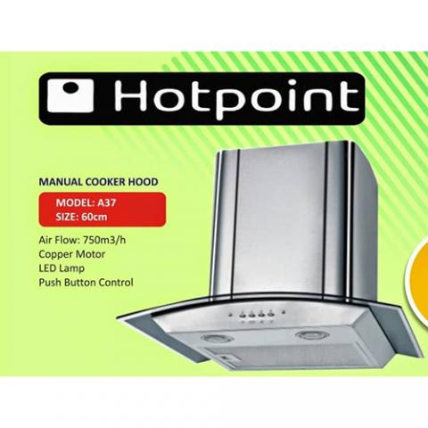 HOTPOINT 60CM MANUAL COOKER HOOD