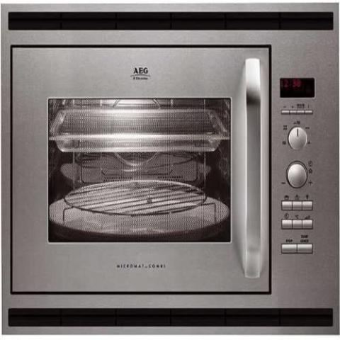 Electrolux Microwave | 45cm AEG MCC4061E-M Built-In Combi Microwave With Multiple Defrosting Settings