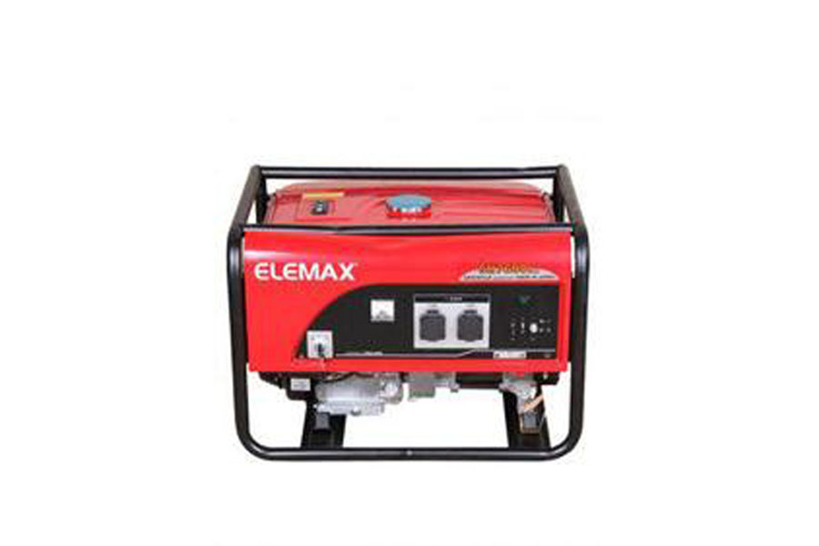 Elemax 6.5KVA Honda Generator - 7600SH with Wheel and Battery