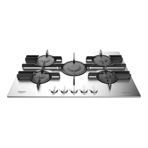 Ariston Hob Cooker | Built-In-Gas Hob, 5 Gas Burners, Stainless Steel Design, Electric Ignition - FTGHG 751DX