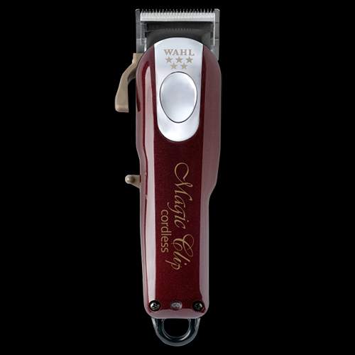 Wahl Professional 5 Star Magic Clip Cord Cordless Hair Clipper for Barbers and Stylists, 6.25 Inch, red, 1 Count