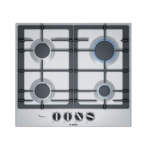 Bosch Serie | 6 60 cm, gas hob with integrated controls, Stainless steel PCP6A5B90