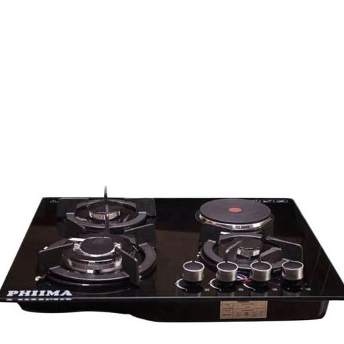 Phiima 3 Gas 1 Electric Hob