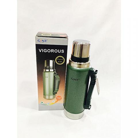 Haers Stainless Steel Vacuum Flask- 1600ml- Green