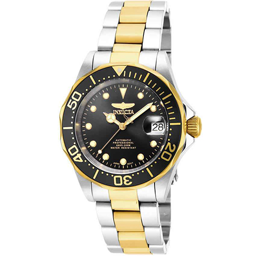 INVICTA 17043 MEN’S PRO DIVER STAINLESS STEEL TWO-TONE WATCH - Large