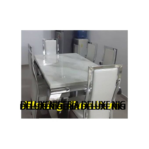 Exclusive Marble Dinning With 6 Chairs