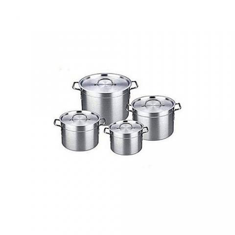 Hoffner 4 Pcs Aluminium Pots Set