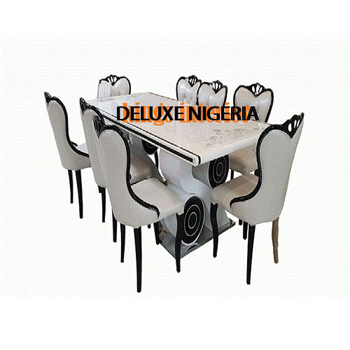 Exquisite Marble Dinning With 8 Chairs (I)