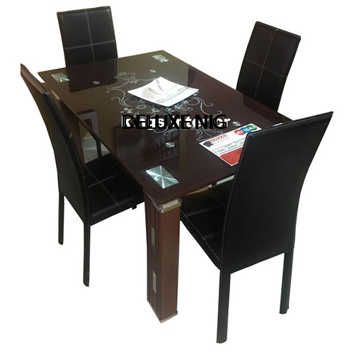 Exotic Marble Dinning With 6 Chairs