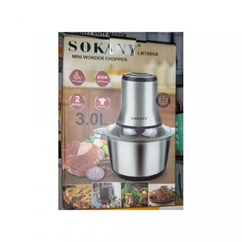 SOKANY Electric Food Processor Yam Pounder Meat Grinder 3L