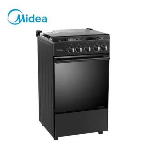 Midea 3 Gas 1 Electric Gas Cooker 20BMG4Q007-S, with Oven & Grill (Black)