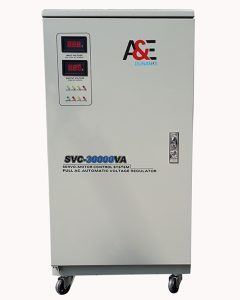 A&E Dunamis 30KVA Servo Single Stabilizer 130V-250V