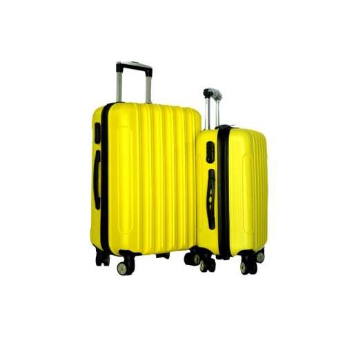 4 wheel ABS Luggage Travel Luggage (yellow) (BETH)