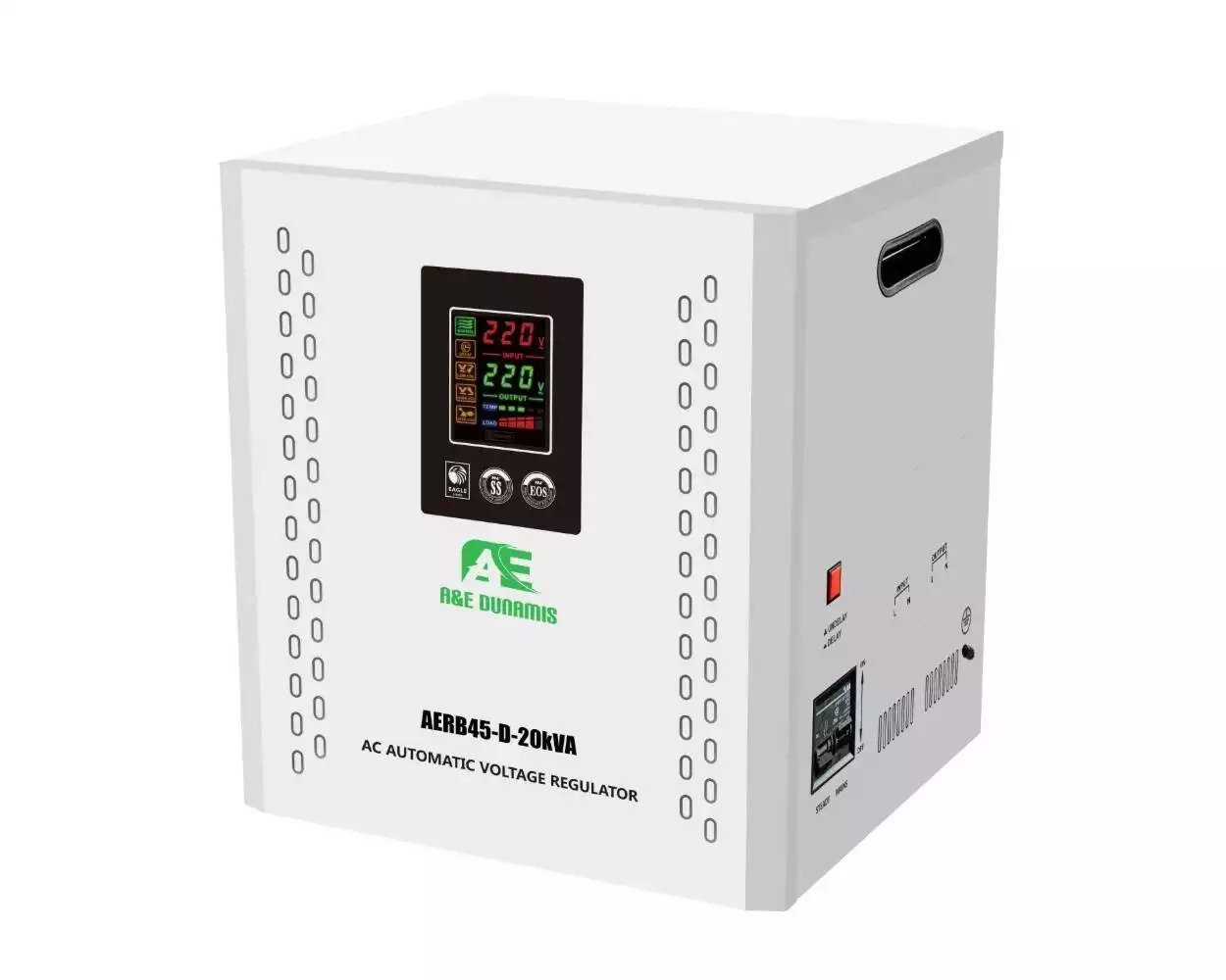 A&E Dunamis 20KVA Relay Voltage Stabilizer 45V-270V
