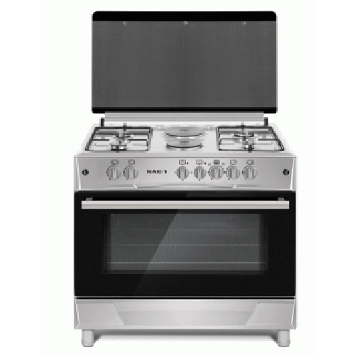 MAXI 6060 T-840 4 BURNER TABLE TOP GAS COOKER|AUTO IGNITION|BLACK