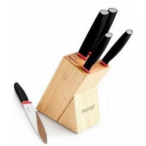 Prestige S/S 6pcs Knife Block Set - 56076