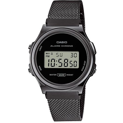 CASIO A171WEMB-1ADF UNISEX BLACK DIGITAL VINTAGE RETRO WATCH - Medium