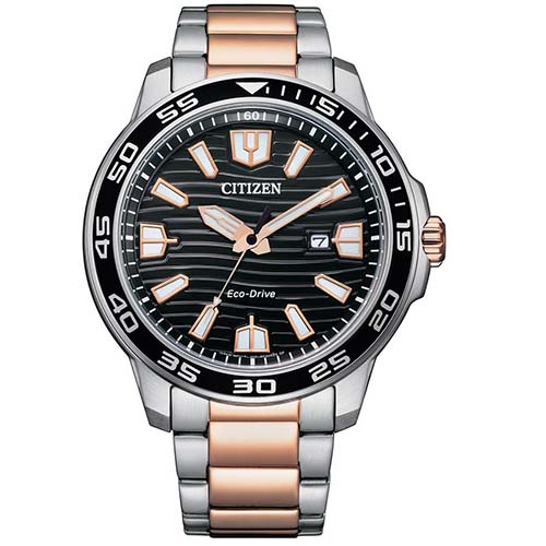 CITIZEN AW1524-84E MEN’S ECO-DRIVE TWO-TONE STAINLESS STEEL WATCH - Large