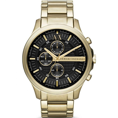 ARMANI EXCHANGE AX2137 MEN’S CHRONOGRAPH GOLD-TONE STAINLESS STEEL WATCH - Large