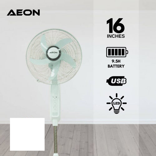 AEON FAN | AEON 16 Inch Rechargeable Standing Fan ARF-16B 40W
