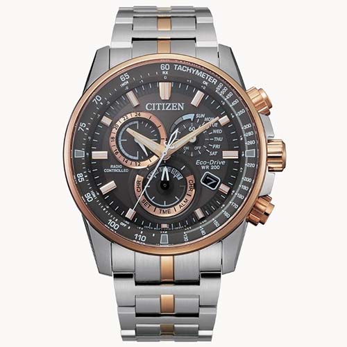 CITIZEN CB5886-58H MEN’S ECO-DRIVE RADIO CONTROLLED CHRONOGRAPH WATCH - Medium