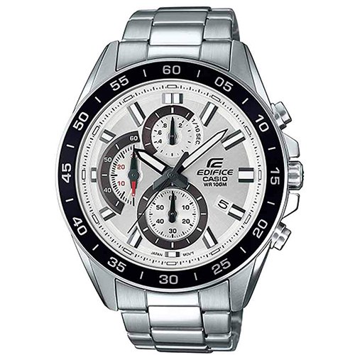 CASIO GENT’S EFV-550D-7AVUDF EDIFICE STAINLESS STEEL CHRONOGRAPH WATCH - Large