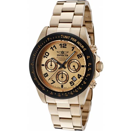 INVICTA 10705 MEN’S SPEEDWAY CHRONOGRAPH ROSE GOLD BRACELET WATCH - Large