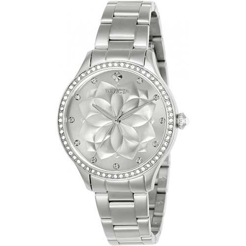 INVICTA 24536 WOMEN’S WILDFLOWER SILVER DIAL BRACELET WATCH - Large