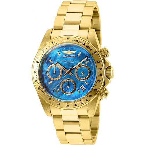 INVICTA 28671 MEN’S SPEEDWAY QUARTZ CHRONOGRAPH BLUE DIAL WATCH - Large