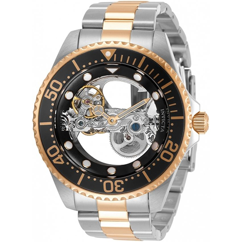 INVICTA 34451 PRO DIVER MEN’S WATCH MECHANICAL DIAL AUTOMATIC BRACELET - Large