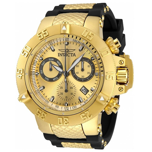 INVICTA MEN’S 5517 SUBAQUA COLLECTION GOLD-TONE CHRONOGRAPH WATCH - Large