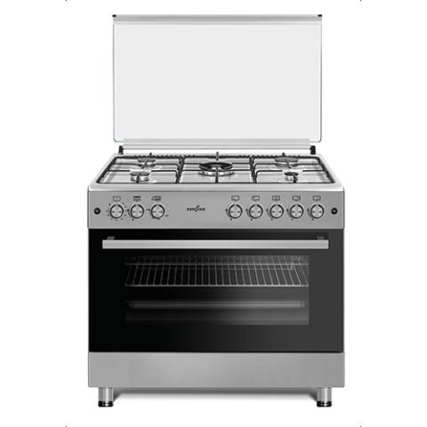 KENSTAR GAS COOKER WITH 5 GAS BURNERS INOX 60*90 GC-KS-6090IN-5B