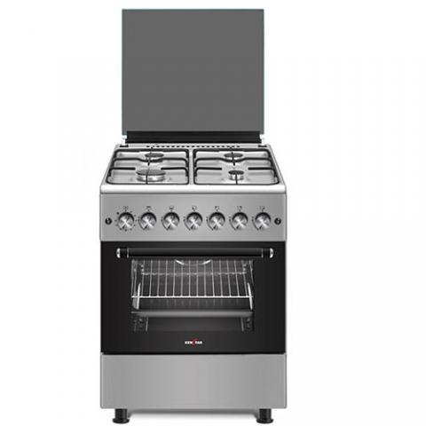 Kenstar 3 Gas 1 Electric burner Inox Gas cooker KS-GCF6060IN-3B1E