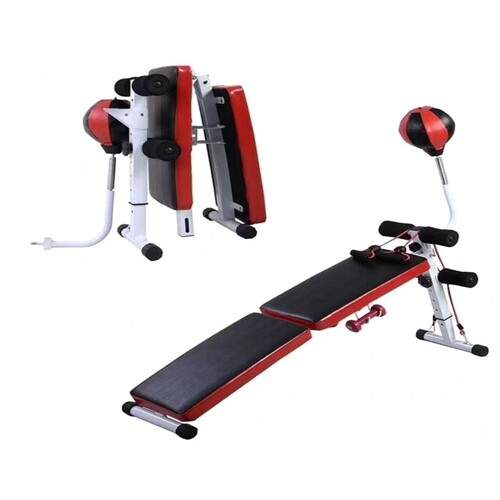 LITE FITNESS | MDK303 SIT UP BENCH WITH PUNCHING BALL