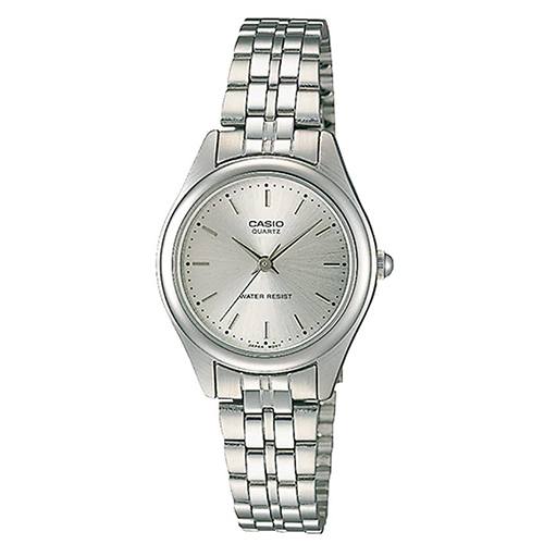 CASIO LTP-1129A-7ARDF WOMEN’S SILVER DIAL, BRACELET SMALL WATCH - Large