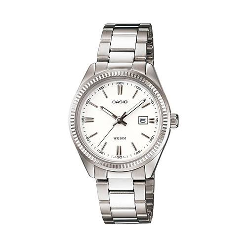 CASIO LADIES LTP-1302D-7A1VDF ENTICER STAINLESS STEEL MEDIUM WATCH - Large