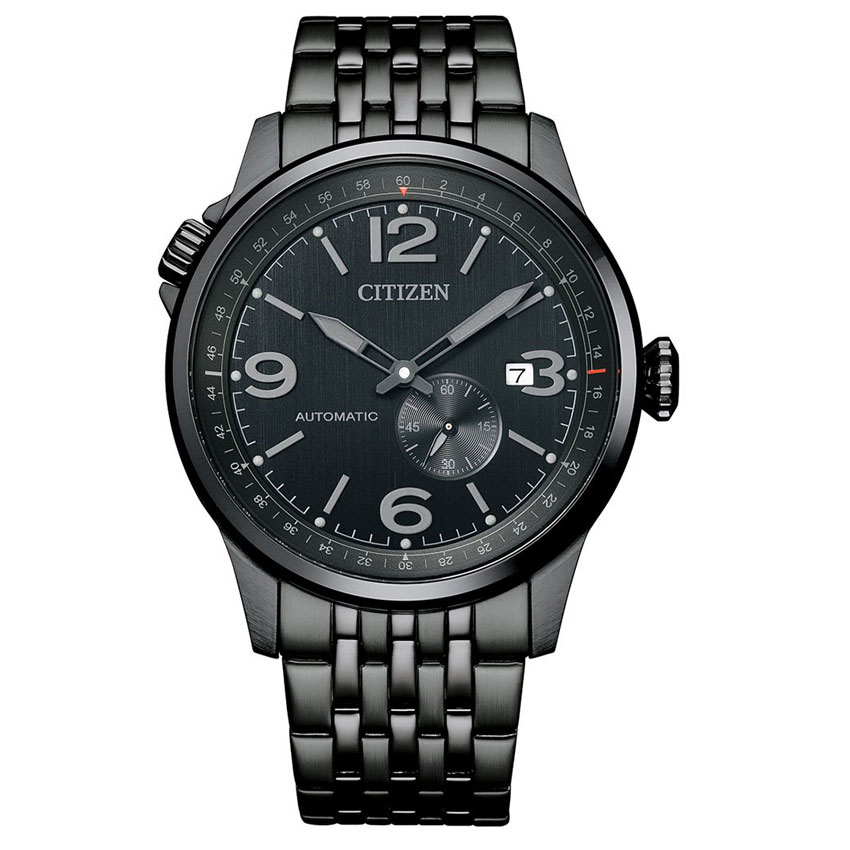 Citizen Men’s Automatic Black Stainless Steel Watch |NJ0147-85E| - Medium