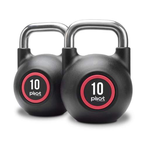 PIVOT FITNESS K2650.10 PRO RUBBER COMPETITION KETTLEBELL 10KG