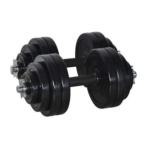 PIVOT FITNESS WK-30R RUBBER DUMBBELL KIT