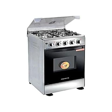 Polystar 4 Gas Burner/ Auto Ignition Enamel Grill/ Double Glass Oven Door Oven/ 1 PC Oven Grill Gas Cooker - PV-BS50G4A