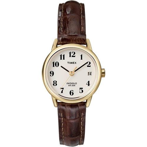 TIMEX T20071 WOMEN’S EASY READER INDIGLO SMALL WATCH - Large