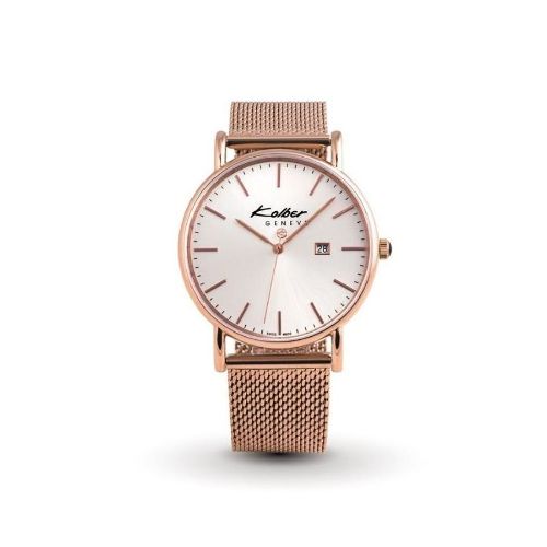 KOLBER GENEVE K5051241752 MEN’S LES CLASSIQUES DRESS QUARTZ ROSE GOLD WATCH