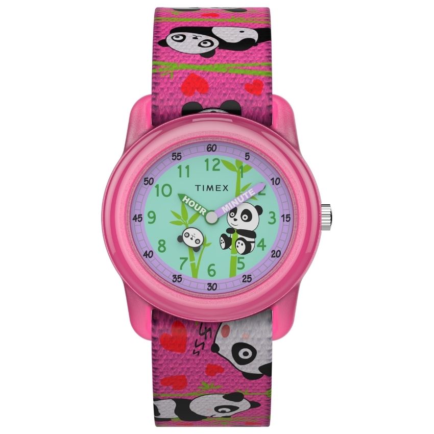 Timex Girls Time Machines Analog Elastic Fabric Strap Watch |T7C771| - Medium