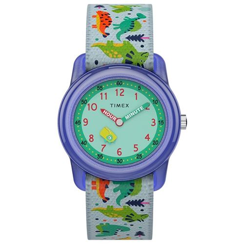 TIMEX T7C773 BOYS TIME MACHINES ANALOG ELASTIC FABRIC STRAP WATCH - Medium