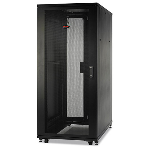 APC NetShelter SV 42U 600mm Wide x 1060mm Deep Enclosure without Sides RAL035 Black, Single Rack Unassembled | AR2401G (CC)