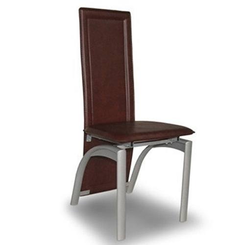 Deluxe Dining Chair (Brown Leather)